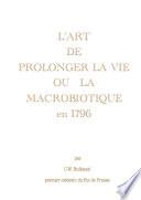 Télécharger le livre libro La Macrobiotique En 1796 - W.hufeland